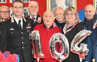 Nichelino: il vice brigadiere dei Carabinieri in congedo Michele Melfa compie 104 anni