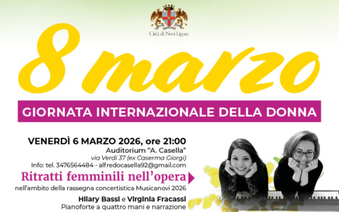 Le iniziative per la Giornata Internazionale della Donna a Novi Ligure