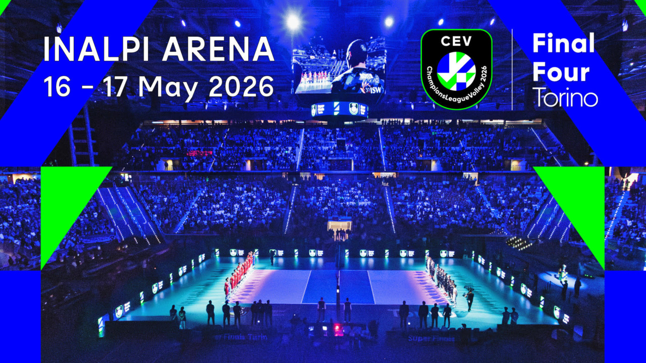 L’Inalpi Arena di Torino ospiterà le Final Four della Cev Champions League 2026 maschile