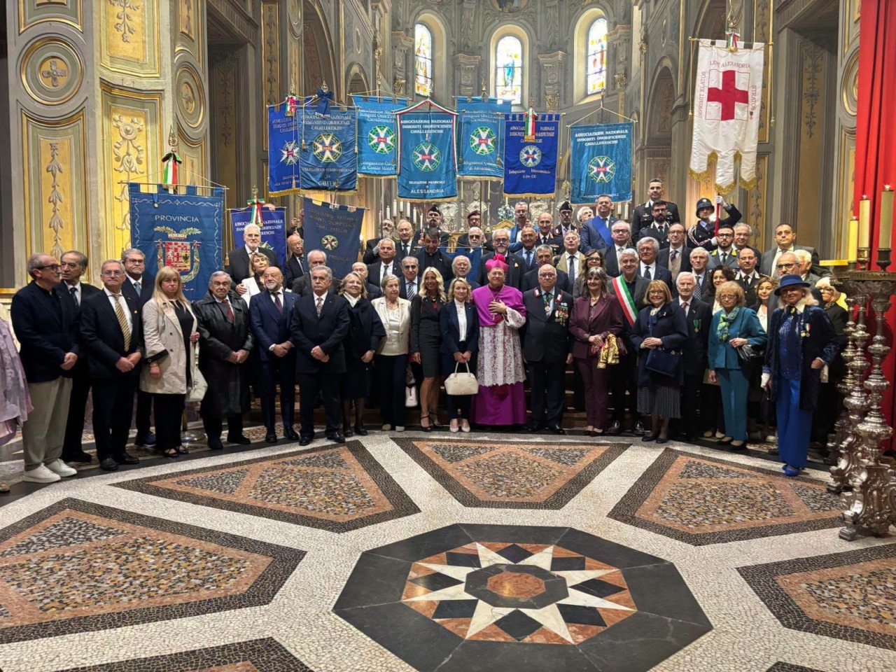 L’associazione nazionale insigniti di benemerenze ha festeggiato 25 anni ad Alessandria
