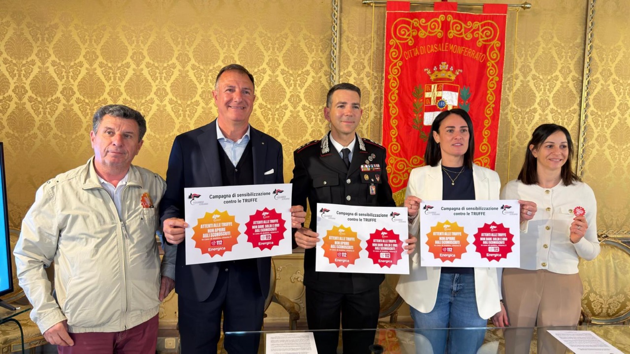 A Casale Monferrato la nuova campagna dei Carabinieri contro le truffe