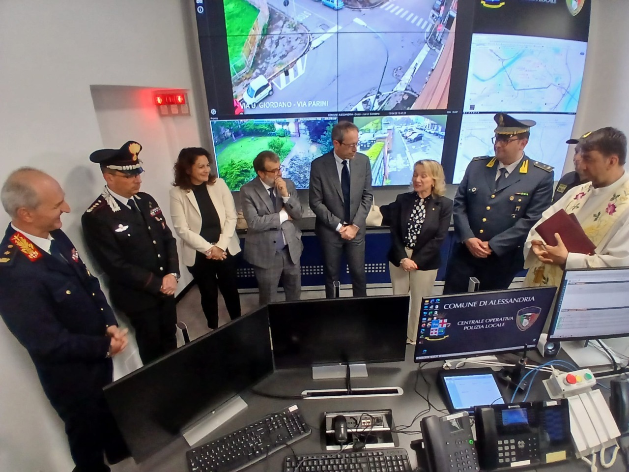 La Polizia Locale di Alessandria ha una nuova centrale di controllo con immagini 24 ore su 24