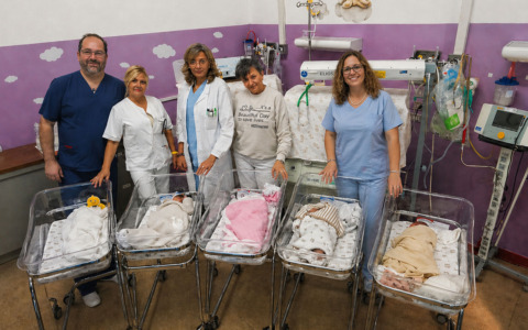 Cinque fiocchi in un giorno all’ospedale Santo Spirito di Casale Monferrato