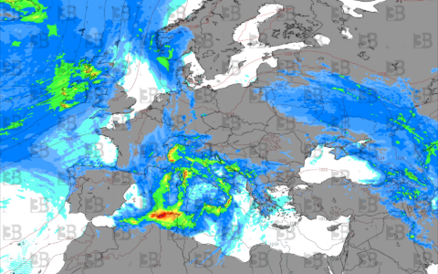 Da lunedì torna il maltempo: vento con sabbia sahariana e un deciso calo termico