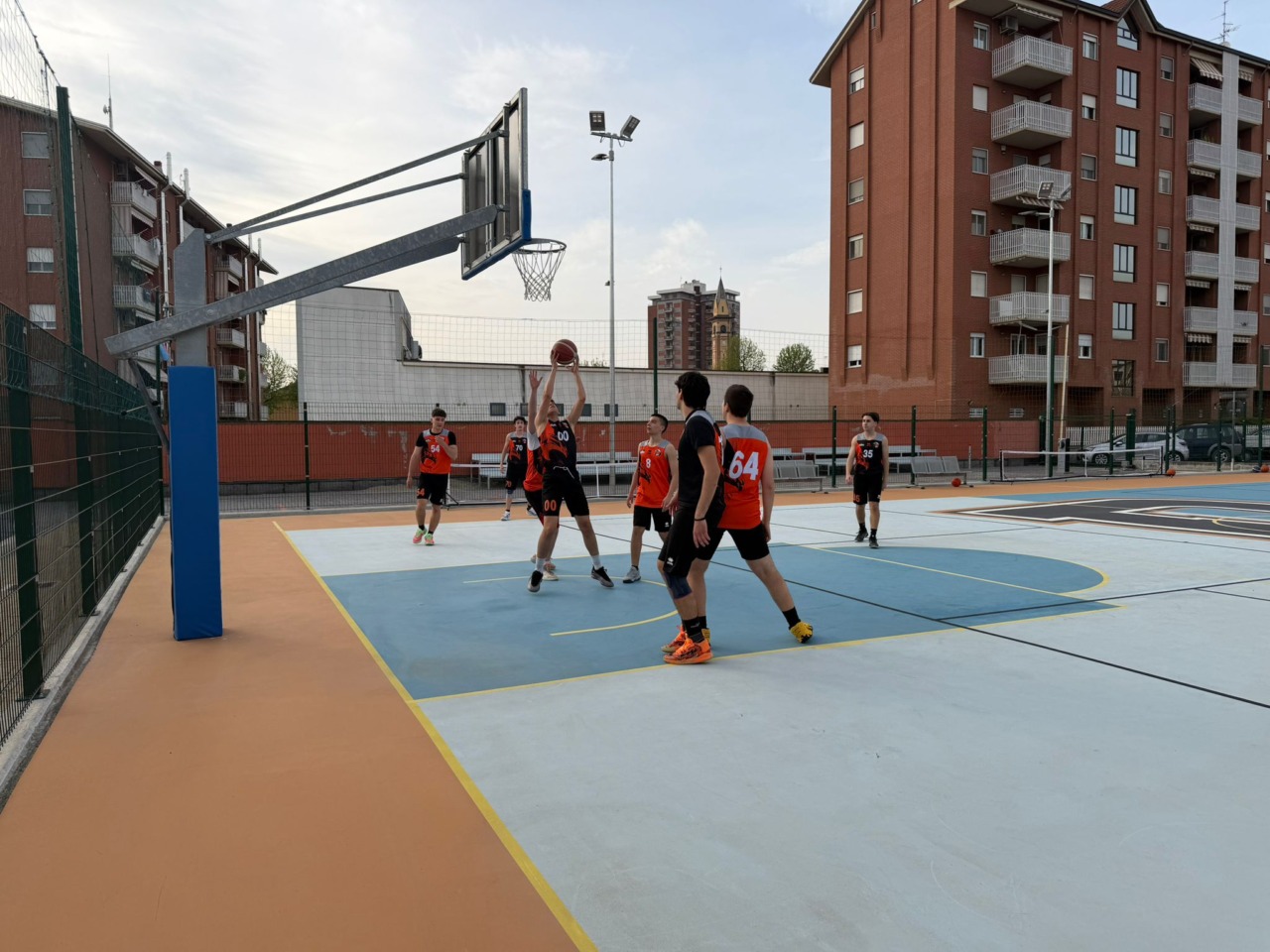 Alessandria, nuovo campo di basket inaugurato al Quartiere Cristo