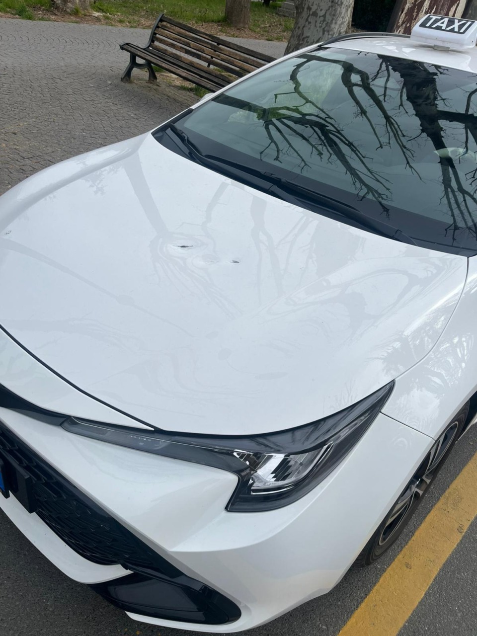 Taxi preso a sassate vicino alla stazione di Alessandria: la protesta dei tassisti