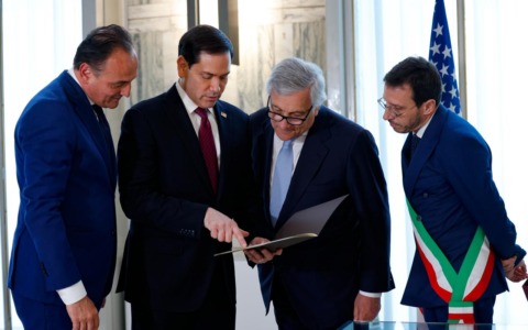Delegazione della Città di Casale Monferrato alla Farnesina per incontrare il Segretario di Stato USA Marco Rubio