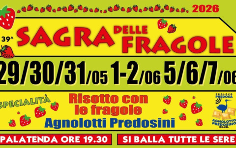A Predosa torna la Sagra delle Fragole con due appuntamenti imperdibili
