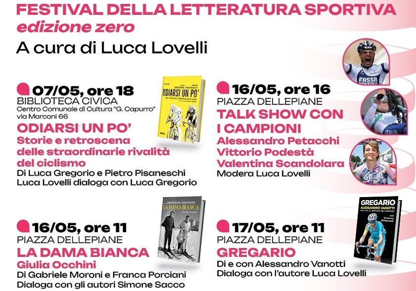 A Novi Ligure il “Festival della letteratura sportiva”: tra gli ospiti Alessandro Petacchi