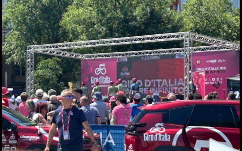 Alessandria in rosa per la 13° tappa del Giro d’Italia