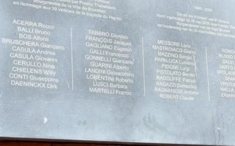 Heysel 41 anni dopo, il ricordo delle 39 vittime tra Bruxelles e Torino