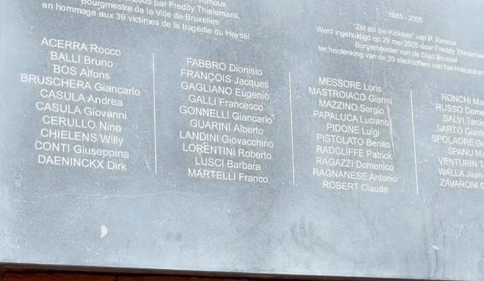 Heysel 41 anni dopo, il ricordo delle 39 vittime tra Bruxelles e Torino