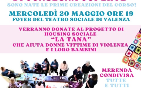 Uncinetto Solidale, a Valenza la consegna delle prime coperte per “La Tana”