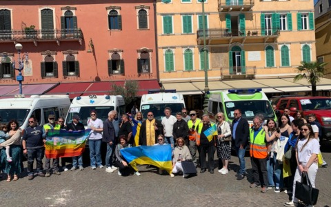 Undici ambulanze da Verona verso l’Ucraina: nuova missione di solidarietà