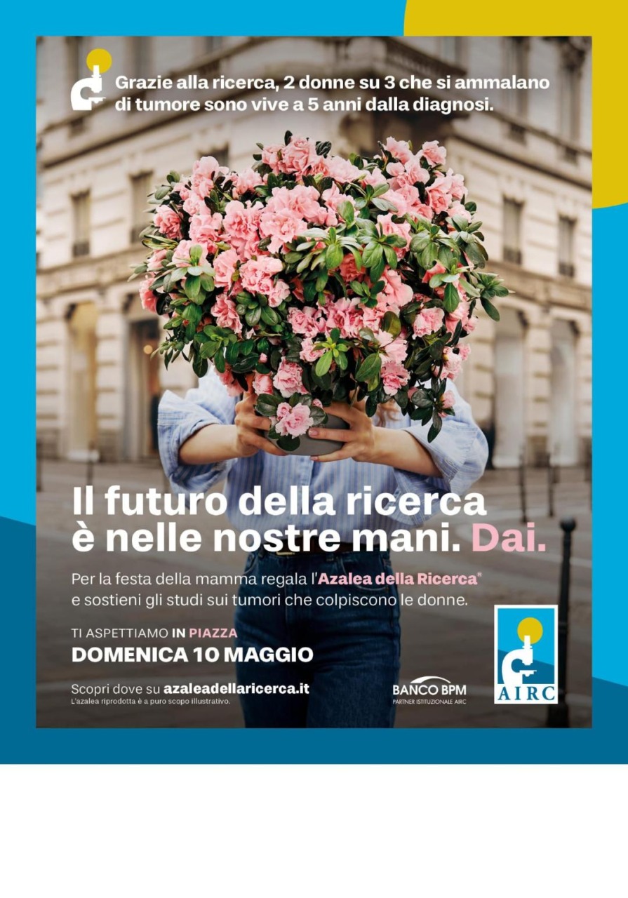 L’Azalea per la Ricerca della Fondazione AIRC anche nelle piazze alessandrine