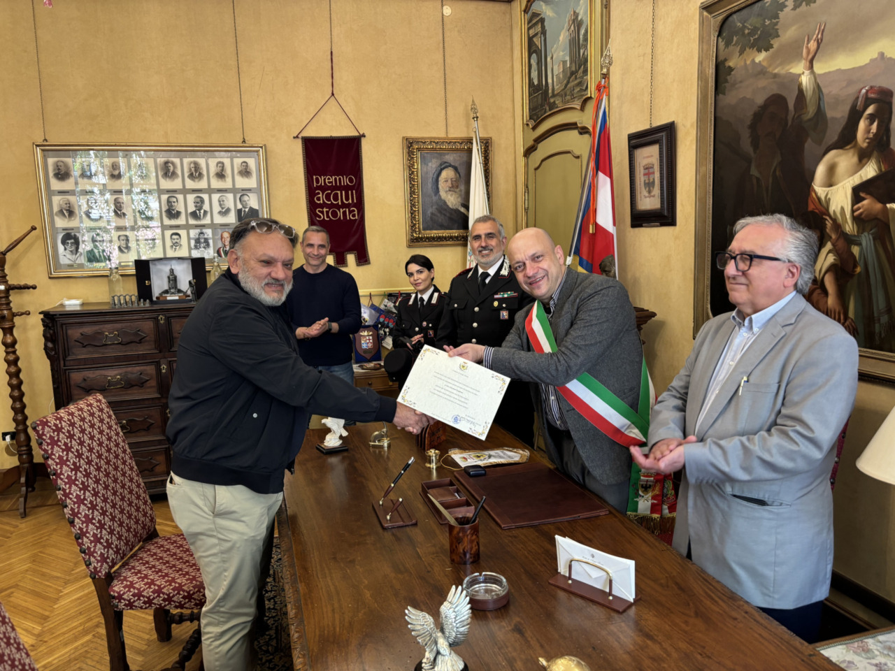 Acqui Terme: il Tirolino d’argento al Cavaliere Giovanni Goglione