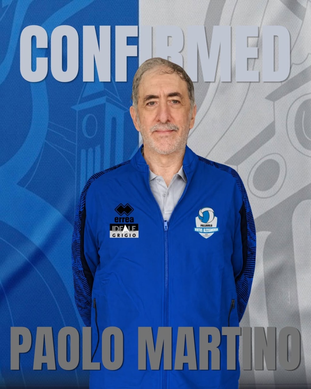 Virtus Alessandria Pallavolo, confermato Paolo Martino nello staff tecnico