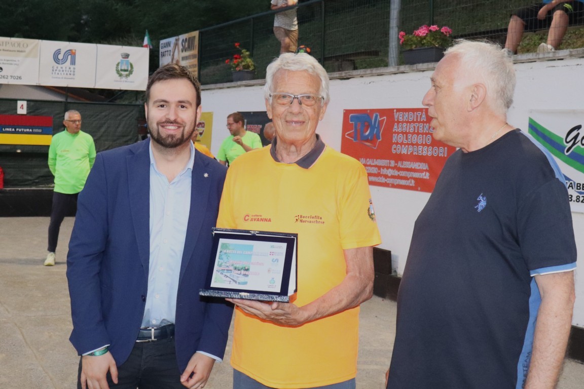 La notte dei campioni pro Gaslini nella bocciofila Morsaschese in festa