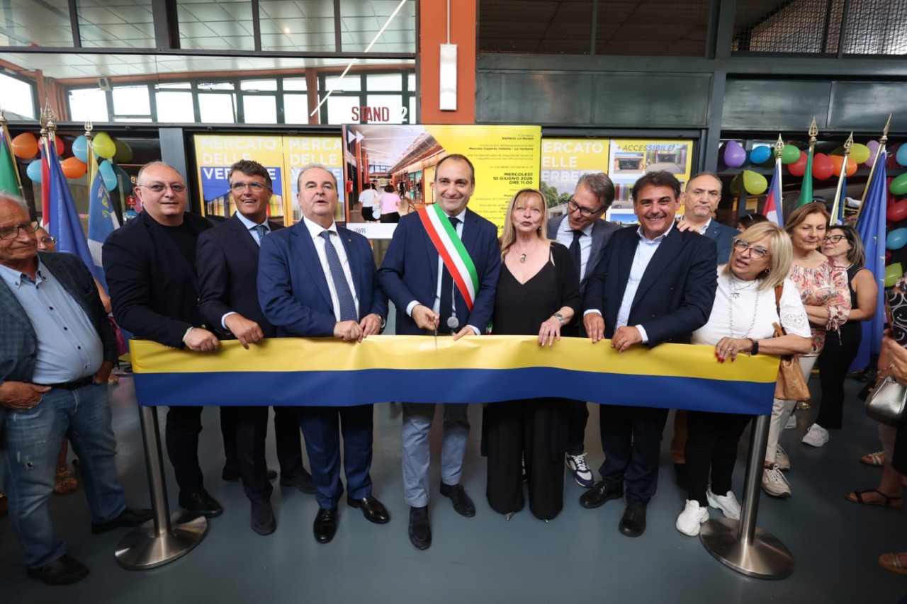 Vallette, riapre il mercato coperto Le Verbene dopo la riqualificazione da 1,5 milioni di euro