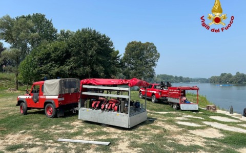 Anche i Vigili del Fuoco all’esercitazione nazionale della Protezione Civile a Casale Monferrato
