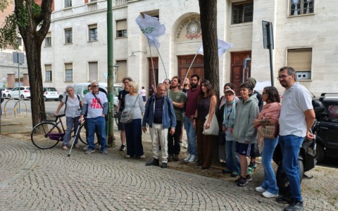 Manifestazione ex Solvay: no a risarcimenti economici, sì alla bonifica del terreno