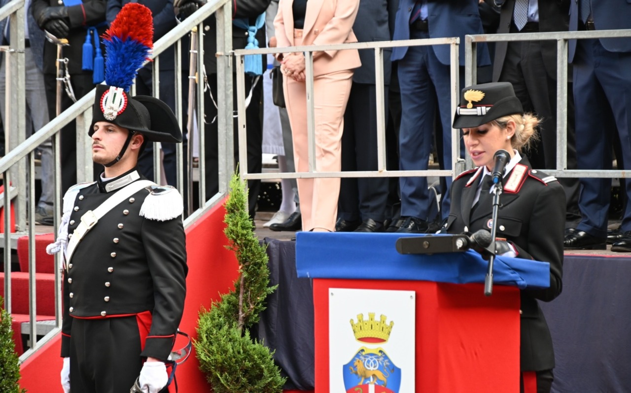 Il Maresciallo Giulia Mondo lascia Alessandria per il nuovo incarico al Reparto Operativo di Como