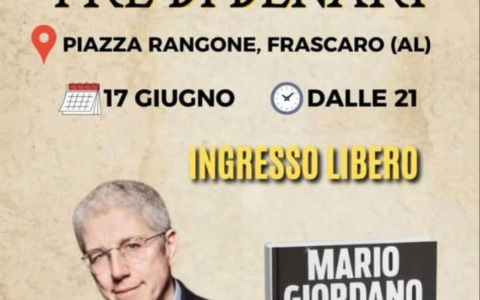 Mario Giordano a Frascaro per presentare “I Re di Denari”