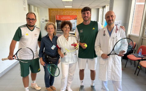 Il tennis entra all’Ospedale Infantile di Alessandria con il progetto “Canottieri for Smiles”