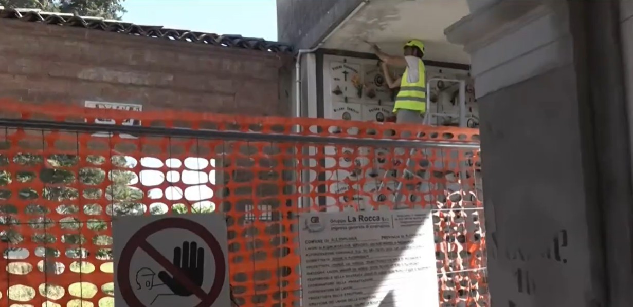 Cimitero di Alessandria, iniziati i lavori nei sepolcreti