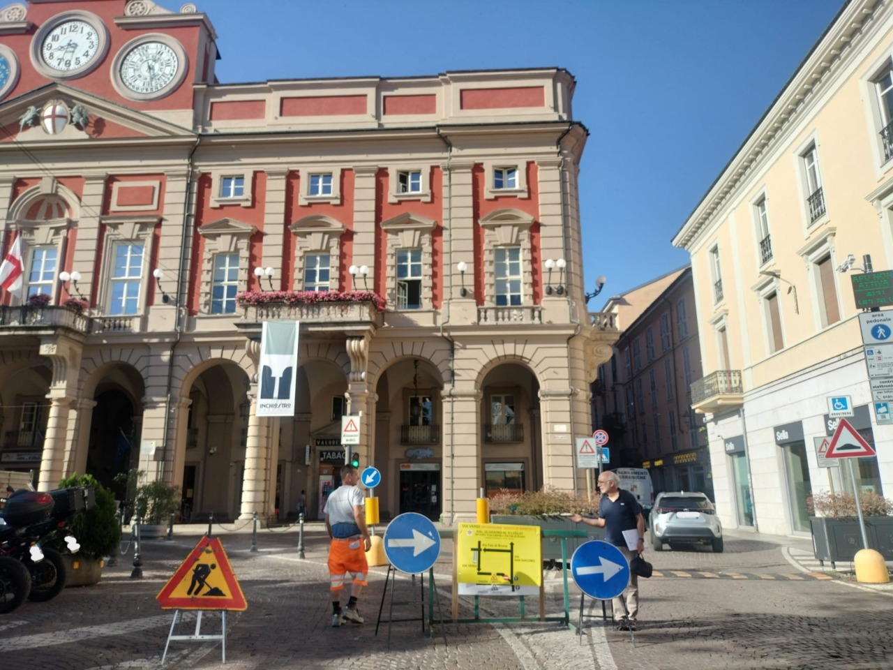 Al via i lavori in Piazza della Libertà ad Alessandria: chiuso un tratto dell’anello viabile