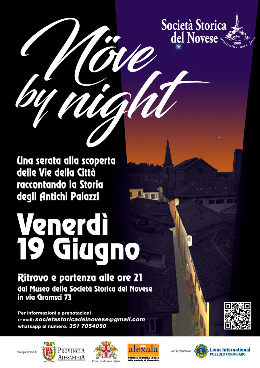 “Nōve by Night”, passeggiata notturna tra i palazzi storici di Novi Ligure