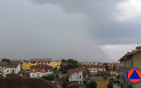 Maltempo in provincia di Alessandria: temporali e grandine su Alessandrino e Tortonese