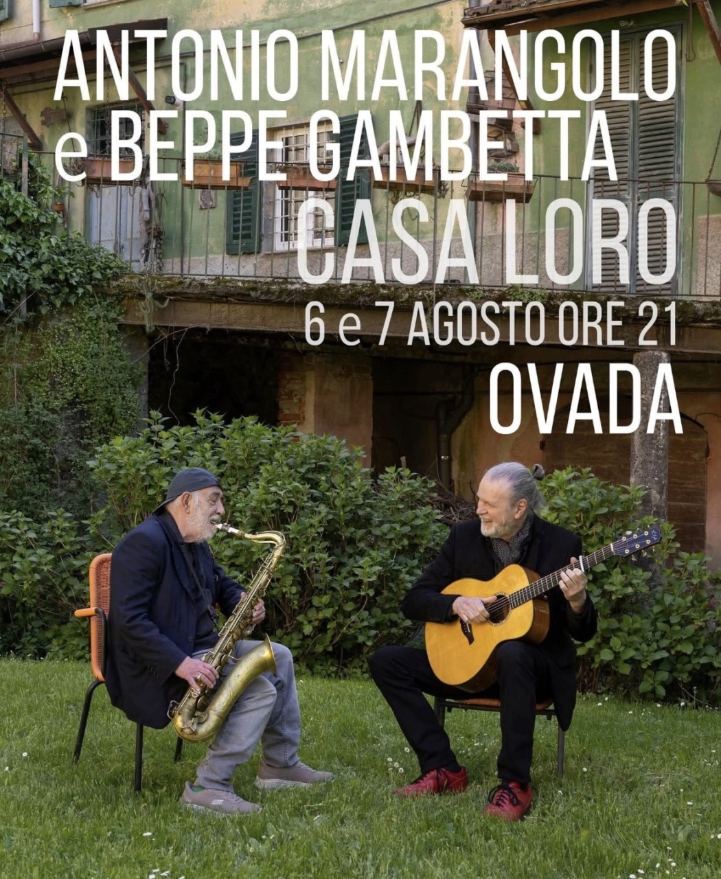 Ovada, due serate di musica con “Casa Loro”: concerti nel cortile delle Cantine Bistagnino