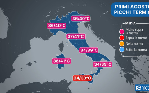 Nuova ondata di caldo africano sull’Italia: al Centro-Nord temperature oltre i 40 gradi
