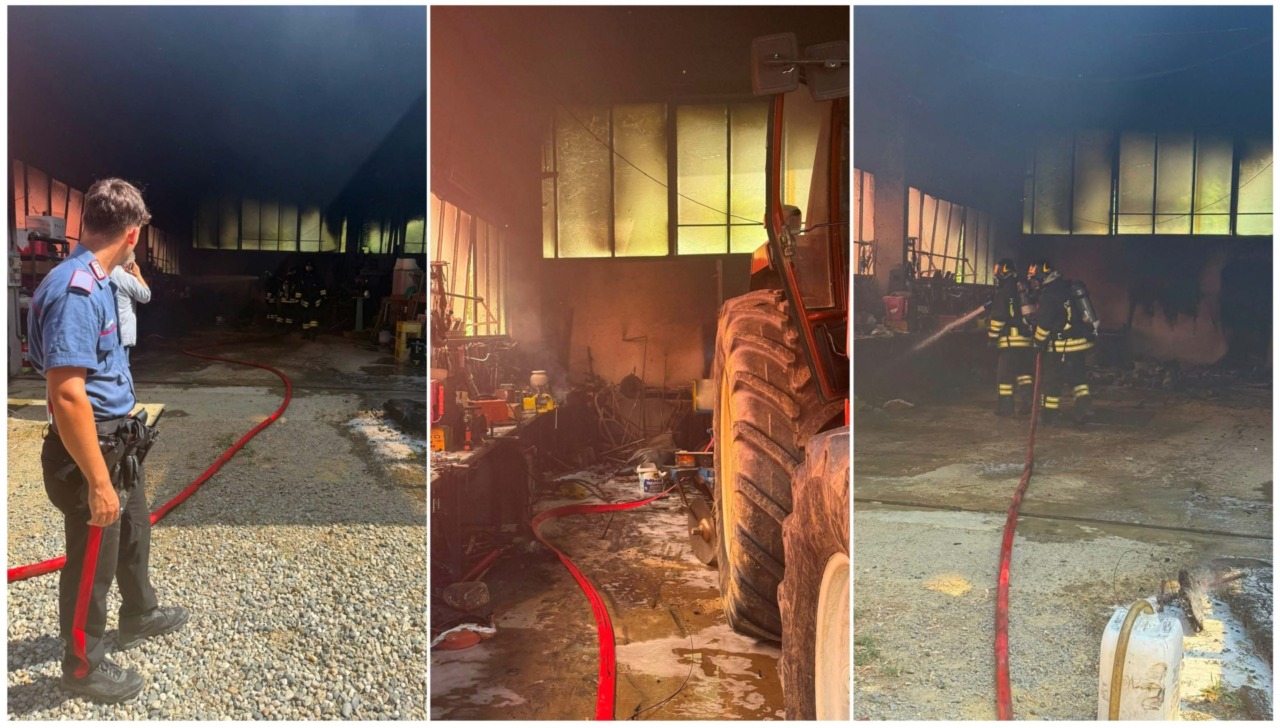 Incendio in un capanno a Fubine, salvata un’anziana: evitata una possibile esplosione
