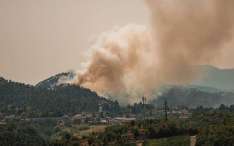 Mornese, la pineta torna a bruciare: il vento alimenta il rogo, pompieri ancora al lavoro