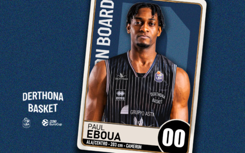 Derthona Basket, arriva Paul Eboua: il lungo camerunense torna in Italia dopo l’esperienza in Eurolega